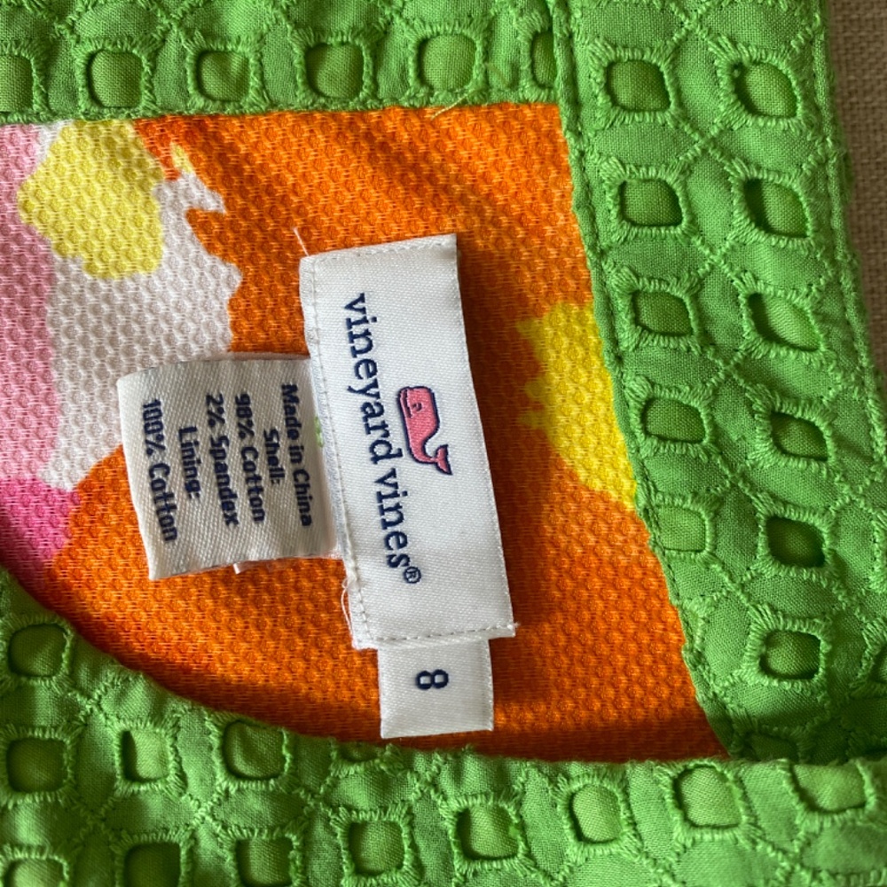 Vineyard Vines cotton dress size 8 - Picture 5 of 5